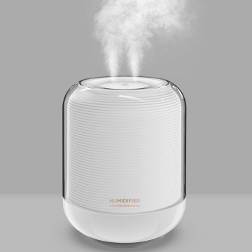 ホームオフィス用のマルチカラーナイトライトを備えた3Lポータブルエア加湿器