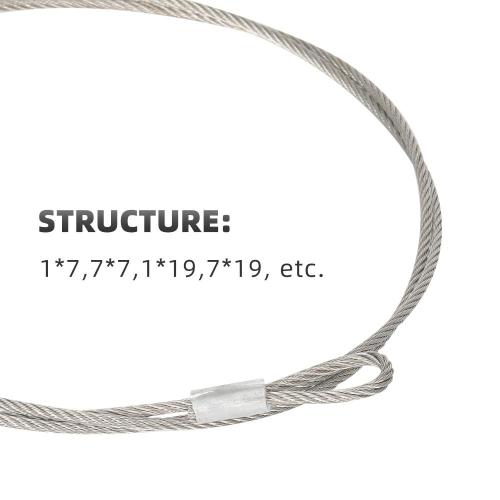 1X19 steel rope used in skipping rope