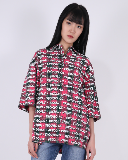 LADIES SHORT SLEEVE BLOUSE