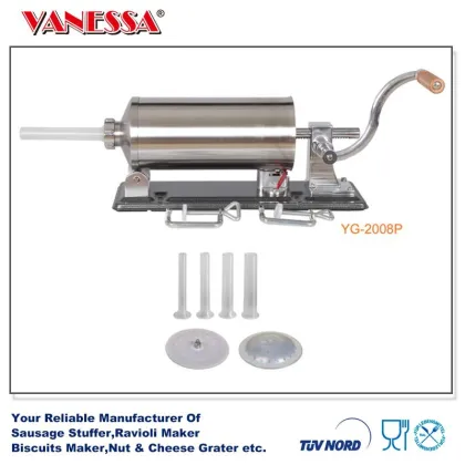 8LBS Commerical Horizontal Sausage Making Salami Filling Meat Stuffing Machine