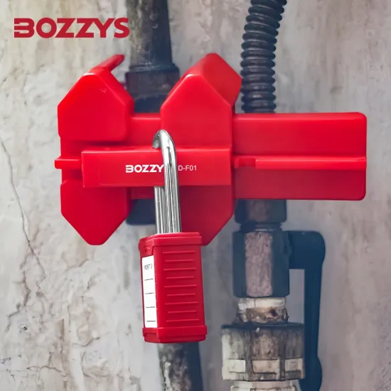 BOZZYS Adjustable Ball Safety Valve Lockout for 13mm to 64mm Pipes