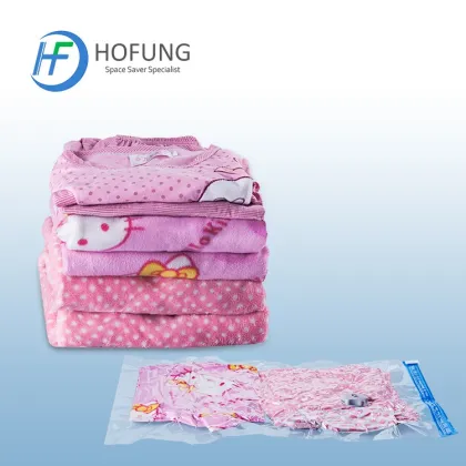 Jumbo space saver vacuum storage bag