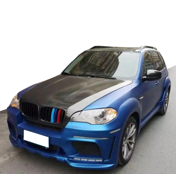BMW X5 E70 Kit corpo largo 4 kit per il corpo in vetro fibra di uscita HM