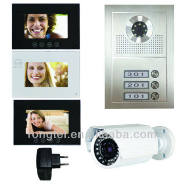 door intercom, outdoor station+monitor+power supply