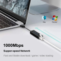 USB C 3.0 Hub RJ45 Ethernet Adapter 1000Mbps Network For Macbook Pro Air Computer Pc Laptop TV Box Accessories Type C Splitter