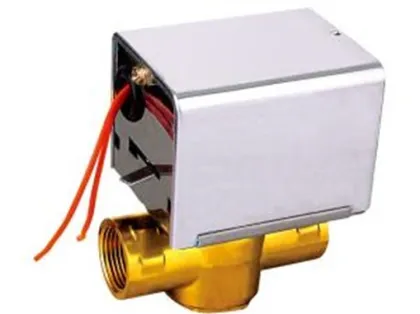 The motorized valve controls