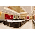 gold jewelry display cabinet for luxury stores