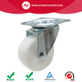 Plastic PP Swivel Caster Wheels, Zink Polated vaste wielen wielen