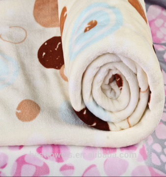 100% polyester printed frozen elsa flannel blanket