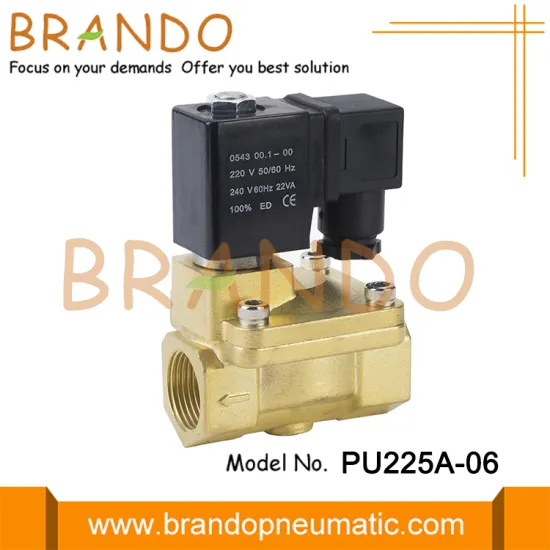 PU225A-06 3/4'' SHAKO Type Brass Solenoid valve DC24V