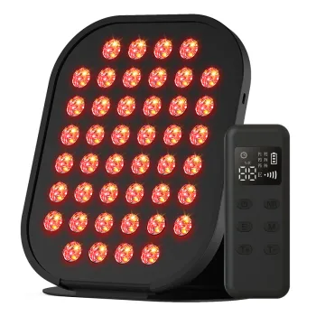 Black LED Red Light Therapy 4 Colors Silicon Face Mask for Portable LED Light Therapy Facial Care