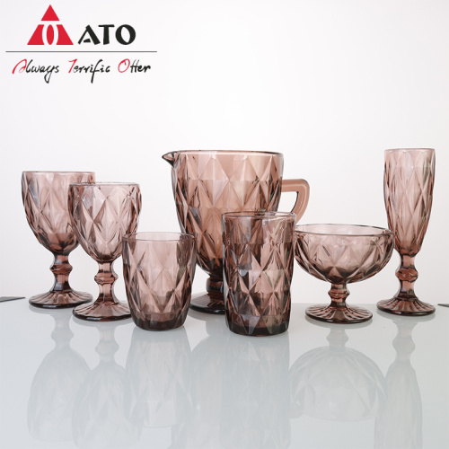 Ato Vintage Speeing Glassware Goblet Crystal Glass