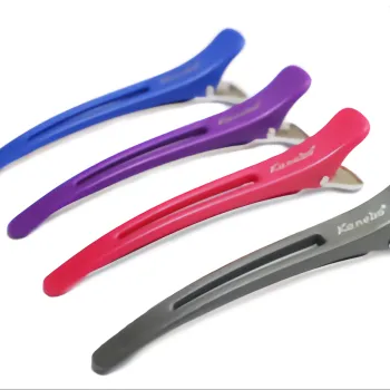 Wholesale Matte Plastic Duck Bill Hair Clips for Salons and Barbers