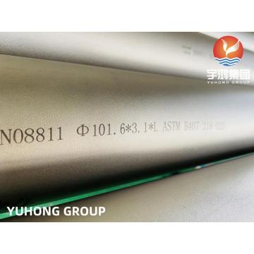 ASTM B407 UNS N08811 Nickel Alloy Seamless Pipe