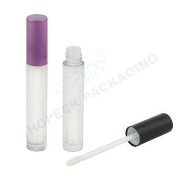 customized round shape lipgloss bottle