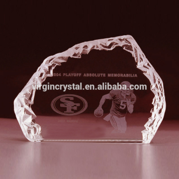 Custom made 3D crystal iceberg for Rugby Award