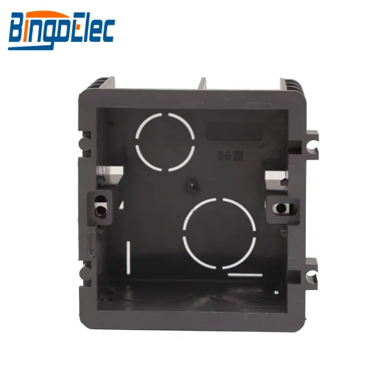 Fire resistant plastic switch socket Mounting Box, wall Box , Wall Switch box,UK Standard