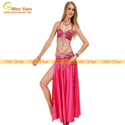Sexy square dance show sequins bra India belly dance set