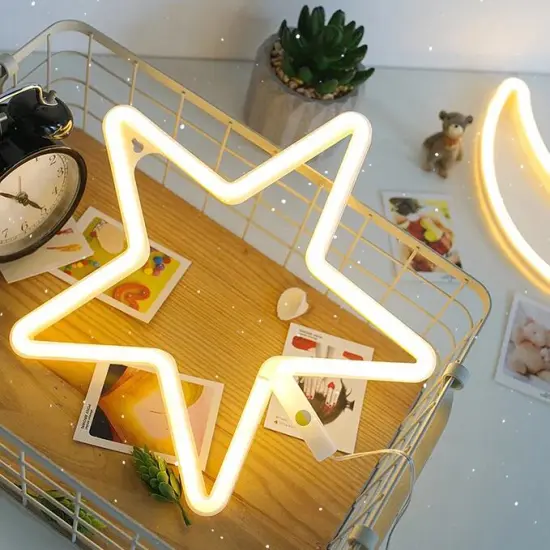 Hot Sale Star Shape Wall LED Strip Neon Lights for Bedroom