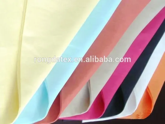China Manufacture lumgi fabric 110*76 CVC fabric