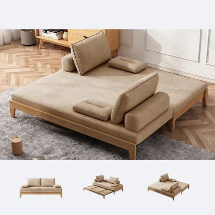 Lazy Tatami Functional Fabric Folding Sofa Bed