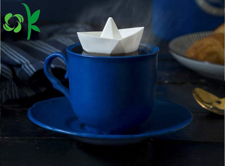 Paper Boat Shaped Creative Silicone Filter Infuser Strainer