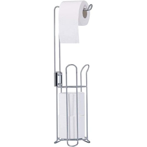 3Rolls Freestanding Toilet Paper Holder Stand