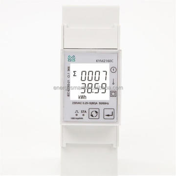 80A التحكم عن بعد DIN Rail MQTT Zigbee Smart Fense Power KWH METER