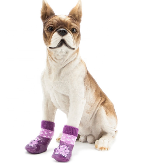 Anti Slip Dog Printed Socks