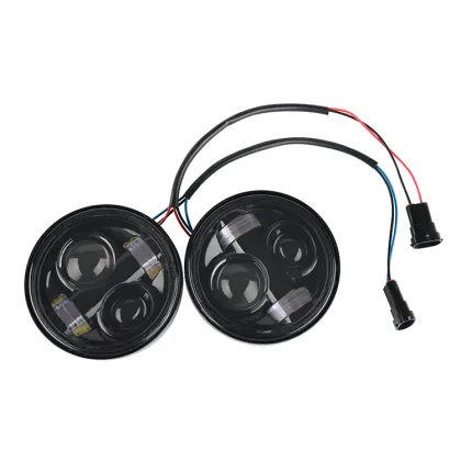 Waterproof 12v led lights beam motorcycle motorbike head light
