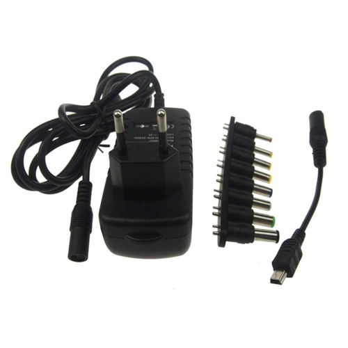 12V-2A Wall Charger Adapter with 8 DC Tip