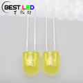 5mm 타원형 LED 590NM 595NM 앰버 노란색 확산