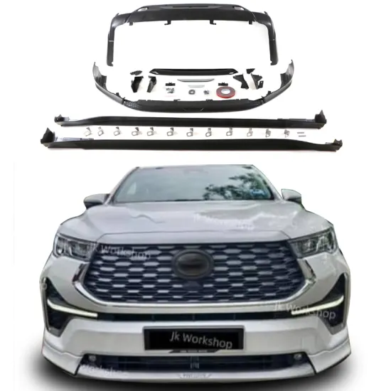 Modellista Design Car Accessories Front Bumper Parts Facelift Conversion Body Kit for Toyota Innova 2023