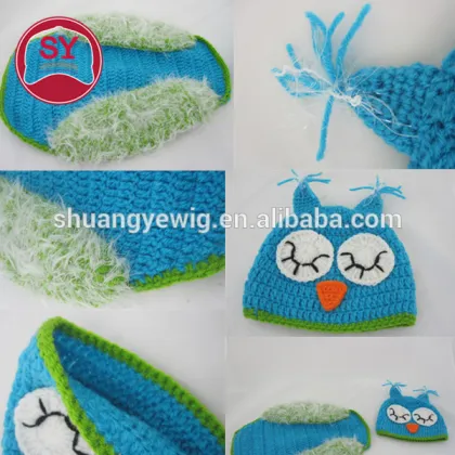 Lovely Winter baby beanie hat with beanie boo and custom pom pom