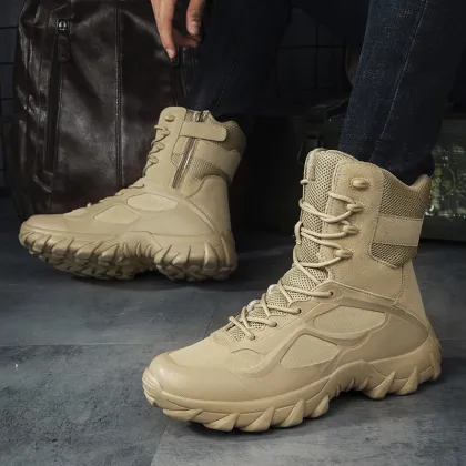 Mens Breathable Tactical Martin Boots
