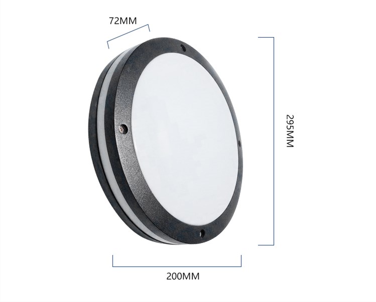 ไฟ LED 18W โคมไฟติดผนัง กลางแจ้ง โมเดิร์น กลางแจ้ง