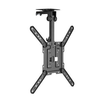 Soporte de montaje de pared de TV plegable económico para televisores de 23 "-55" con opción giratoria y techo