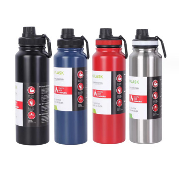 Logo personalizzato Bottiglia d'acqua riutilizzabile in acciaio inossidabile ecologico