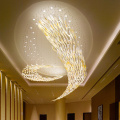 Wedding hotel crystal chandelier pendant light