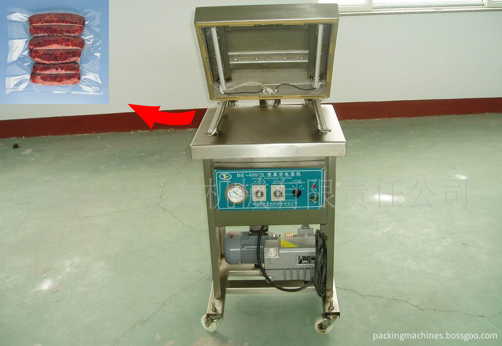 Automatic electric vacuum fresh seal food packing machine
