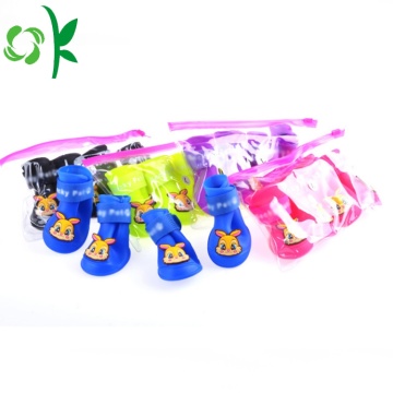 Hot-sale Pet Rainshoes Rain Boot Silicone Dog Shoes