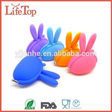 Kid Christmas Gift Alternative Color Jelly Silicone Rubber Coin Purse