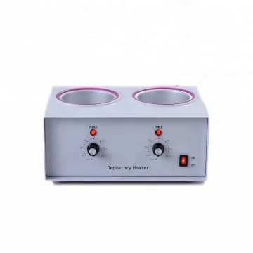 Professional Electric Depilatory Wax Machine - Double Paraffin Warmer for SPA Hair Removal
