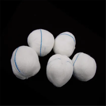 Medical Disposable Absorbent Sterilized Cotton Gauze Ball