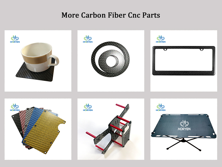 more caqrbon fiber cnc parts