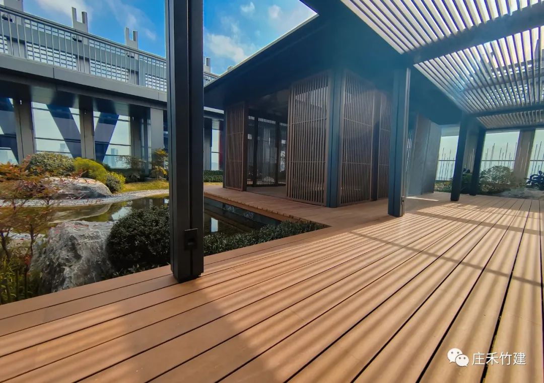 bamboo decking plat