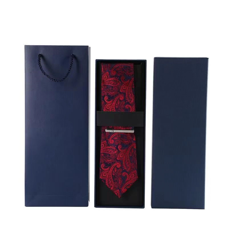 Shenzhen Wrap Wholesale Coup Tie Shirt Swek Scarf Gift Black Paper Emballage Box