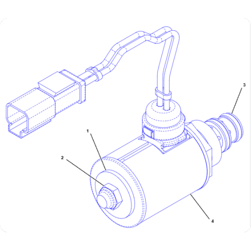 Motor Grader 12M Solenoid Valve Assembly 1543064/154-306