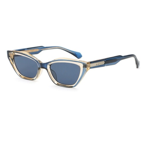 Chunky Geometric Lightweight Retro Cat Eye Sunglasses