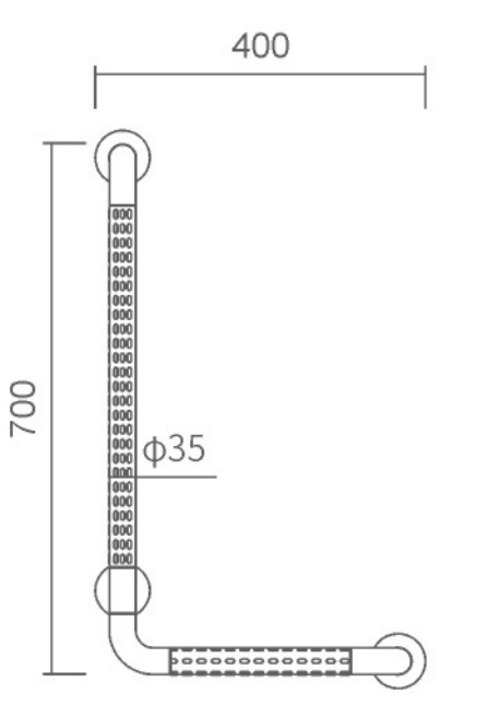 Barrier-free Handrail